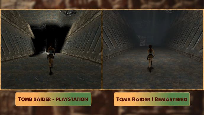 Tomb Raider vs Remastered draw distance