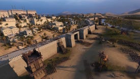 The walls of Mennefer are being breached in Total War: Pharaoh
