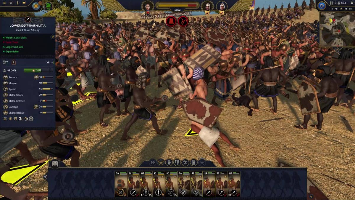 Total War: Pharaoh has a release date, and a sweeping campaign map