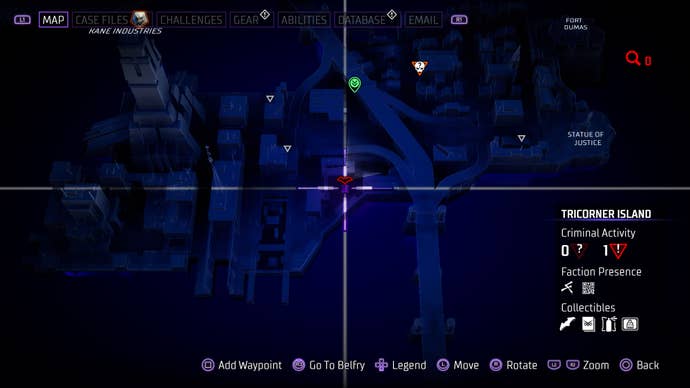 4th Tricorner Island Batarang location