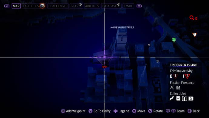 5th Tricorner Island Batarang location