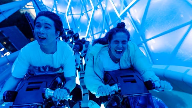 Tron Lightcycle Run ride at Magic Kingdom promo image