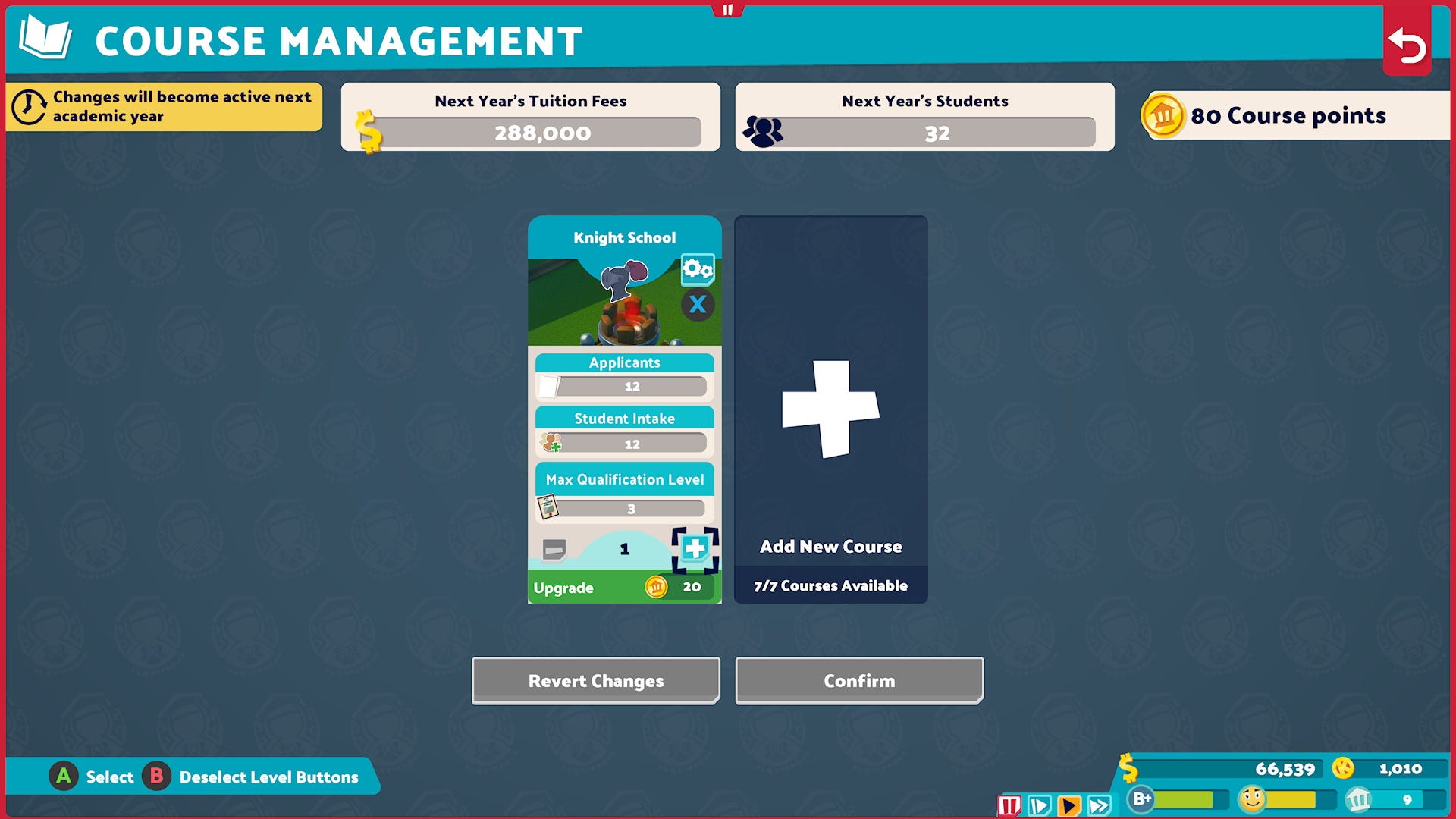 Two Point Campus how to get Course Points, upgrade a course, and raise ...