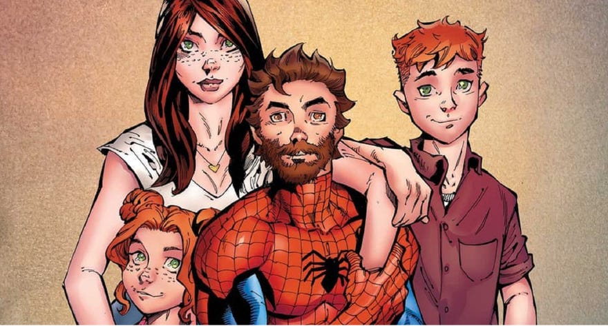 Spider-Man and his family