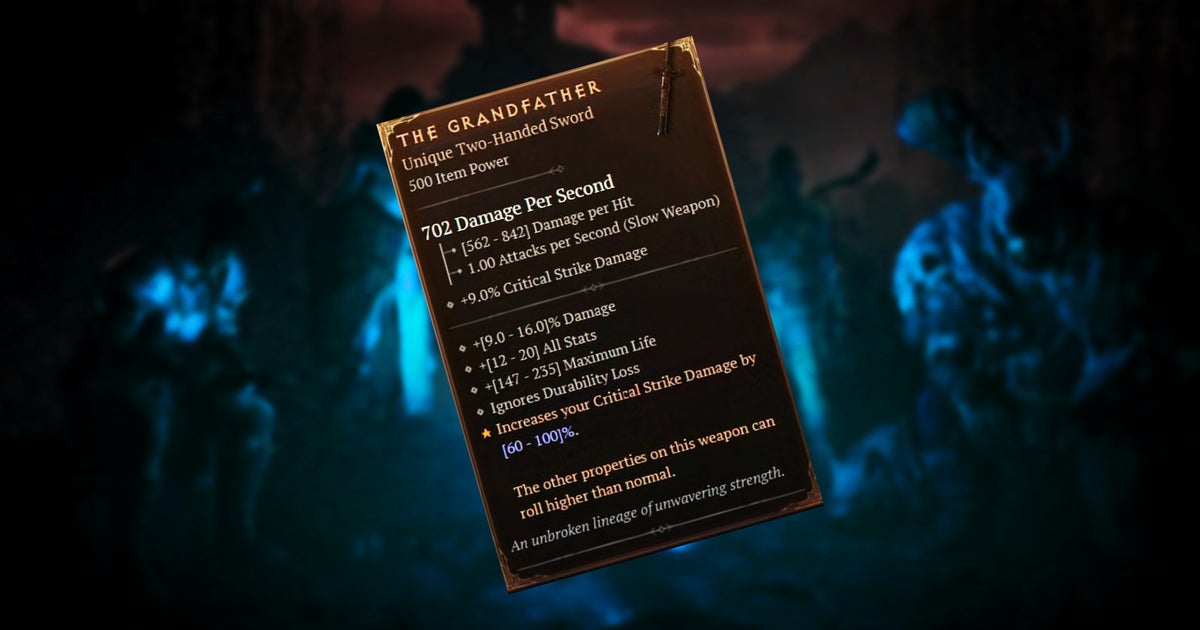 Should Diablo 4's best items have such low drop rates? It depends who