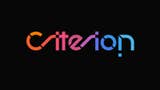 Criterion Games' logo on a black background.