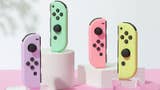 Nintendo Switch Joy-Con pastel colours.