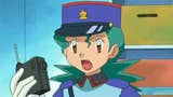 An image of 笔辞办é尘辞苍 cop Officer Jenny from the franchise's anime series, looking angry and holding up a police radio.