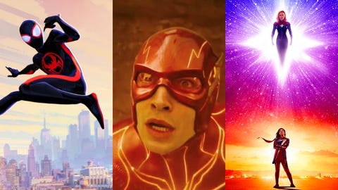Spider-Man: Across the Spider-Verse/The Flash/The Marvels