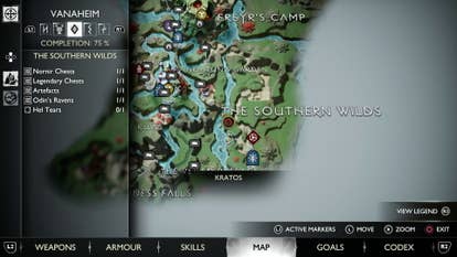 God of War: Como encontrar e resolver todos os 12 mapas do tesouro