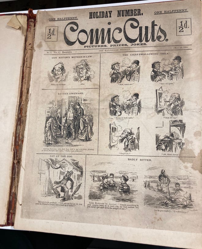 Comic Cuts from 1890 in the Rebellion Vault