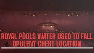 Opulent chest header for Water used to fall