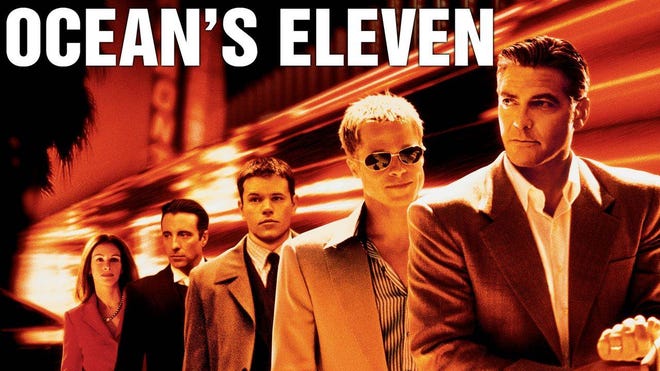 Cropped power for Oceans Eleven, featuring team