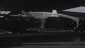 A close-up of the WSP-9 from Modern Warfare 3.