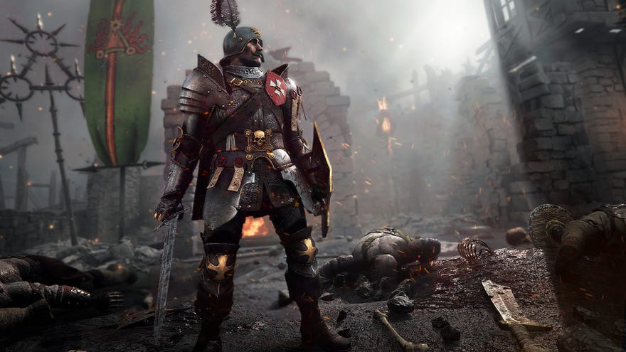 A screenshot of a character from Warhammer: Vermintide 2