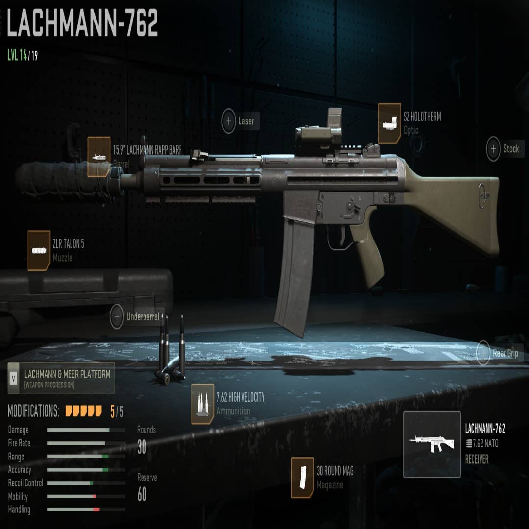 Modern Warfare 2 Beta : The best meta loadout for the Lachmann-762