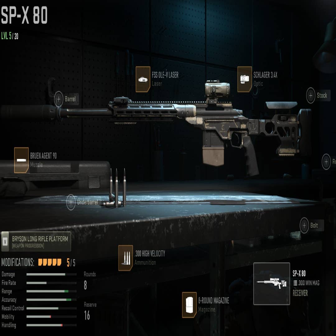 The best SP-X 80 loadout in Modern Warfare 2 Ranked Play
