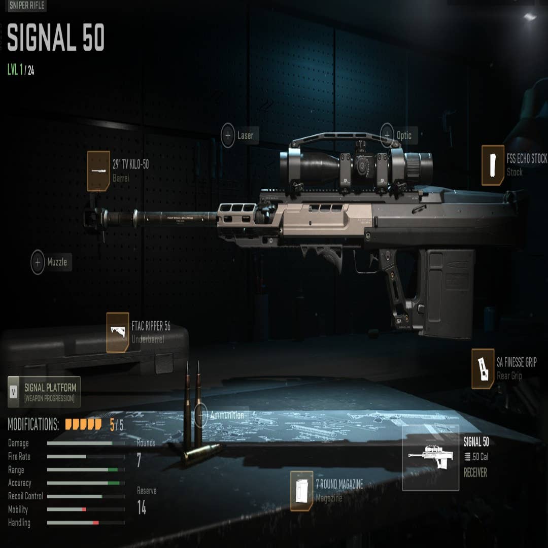 Warzone Signal 50 loadout best attachments and class setup