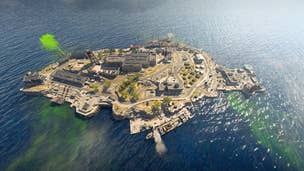An aerial shot of Rebirth Island in Call of Duty: Warzone.