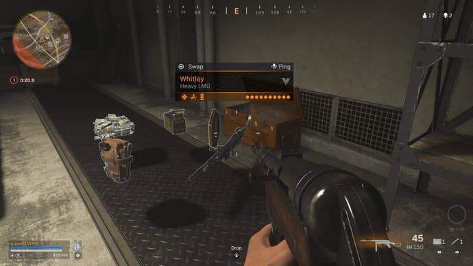 Loot from a mercenary vault in Warzone season 4
