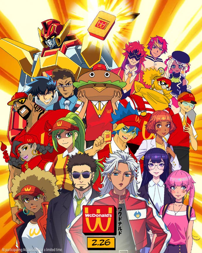 Vollständiges Anime-Poster von WcDonald