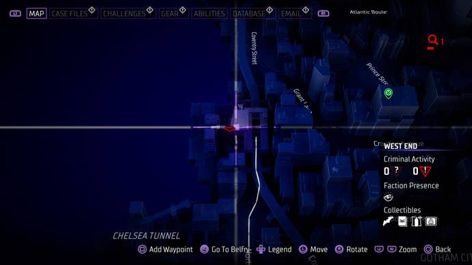 4th West End Batarang location