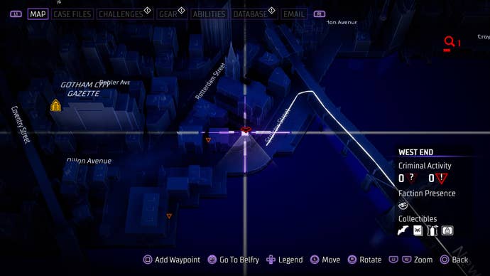 6th West End Batarang location