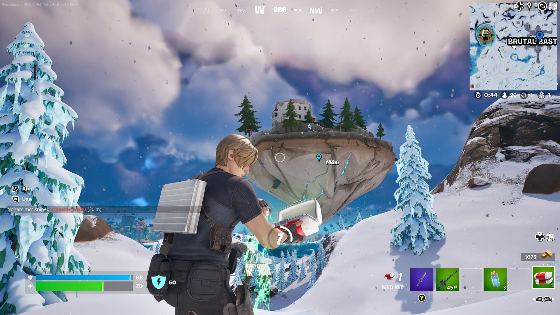 How to claim the Capture Point on the floating Loot Island in Fortnite