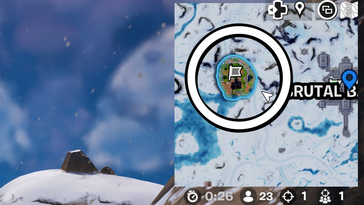 How to claim the Capture Point on the floating Loot Island in Fortnite