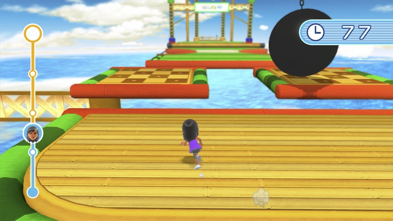 Wii fit u ultimate obstacle clearance course