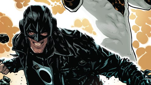 A cropped image featuring Midnighter in costume