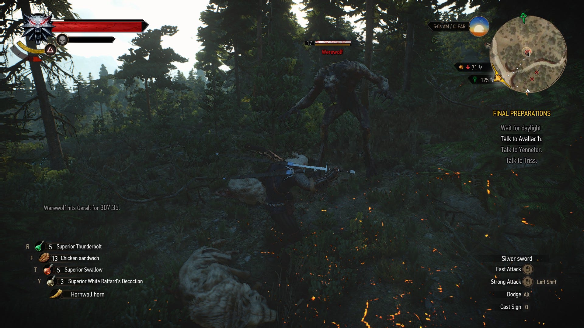 How To Stop Werewolf Regeneration Witcher 3