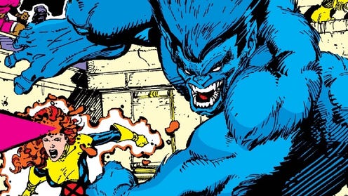 Beast in old Marvel comics