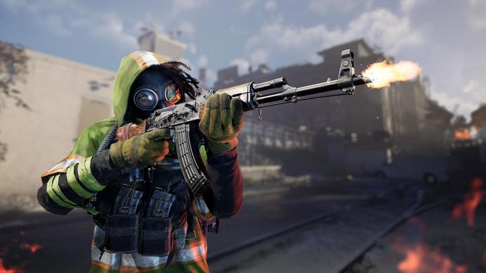 A player fires their rifle in XDefiant
