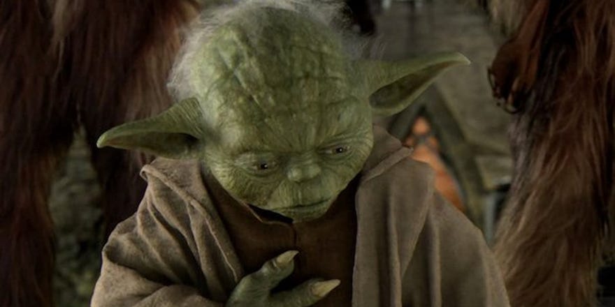 Yoda when Order 66 is happening