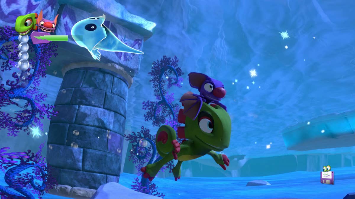 Yooka Laylee Ghost Locations Blue Red Green Yellow Purple in