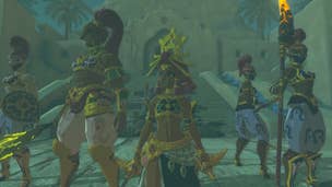Riju and Gerudo soldiers in The Legend of Zelda: Tears of the Kingdom