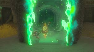 Link enters the Joku-usin Shrine in The Legend of Zelda: Tears of the Kingdom