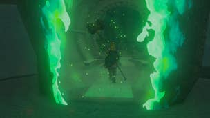 Link enters Serutabomac Shrine in The Legend of Zelda: Tears of the Kingdom