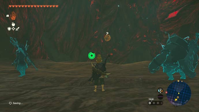 Link faces a Shock Like in The Depths in The Legend of Zelda: Tears of the Kingdom
