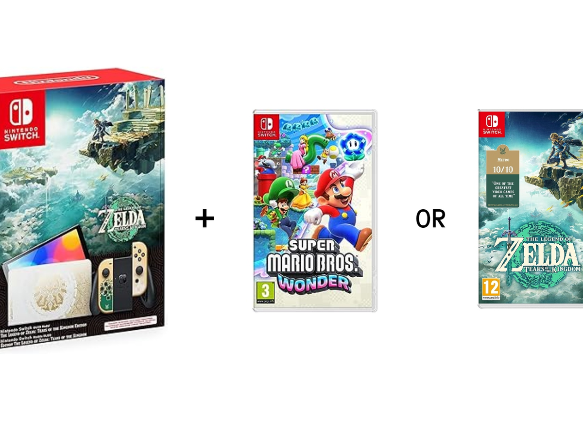 PRÉ BLACK FRIDAY ARRASADORA! Mario Wonder, Zelda TotK e Switch OLED em  preços INSANOS! 