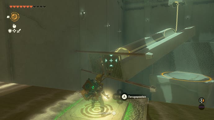 Zelda Tears of the Kingdom: Tempel van Tauyosipun: oplossing 3 bal terugspoelen