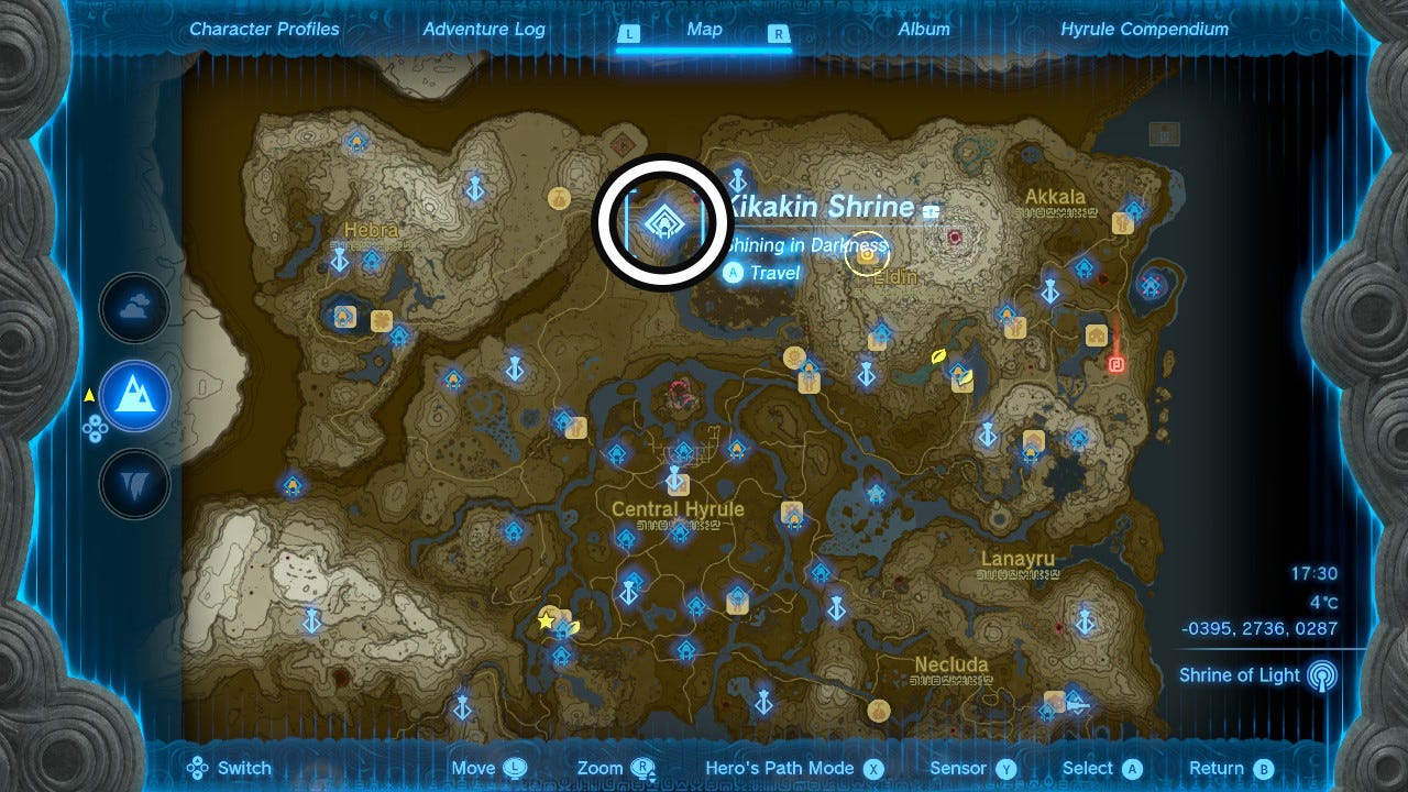 Zelda Tears of the Kingdom Kikakin Shrine solution