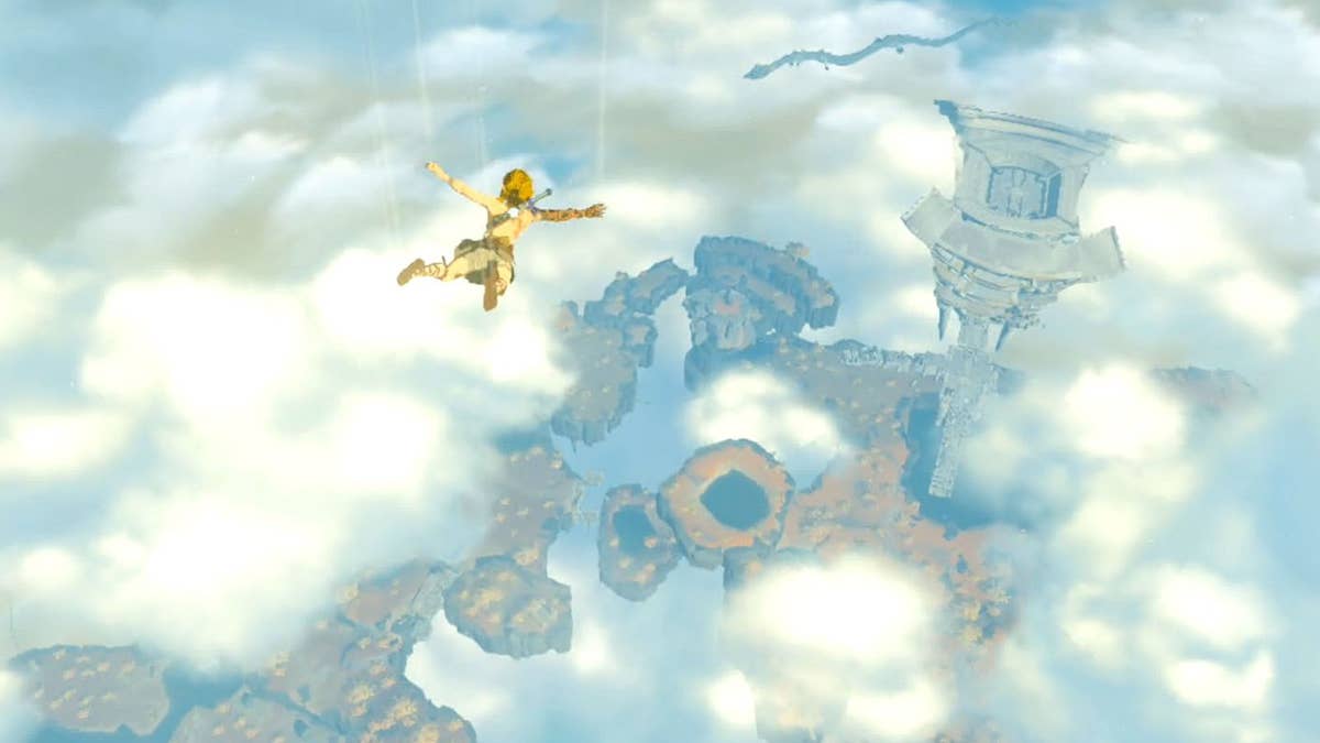 Zelda Tears of the Kingdom - Great Sky Island starting area and Closed Door main quest | Eurogamer.net