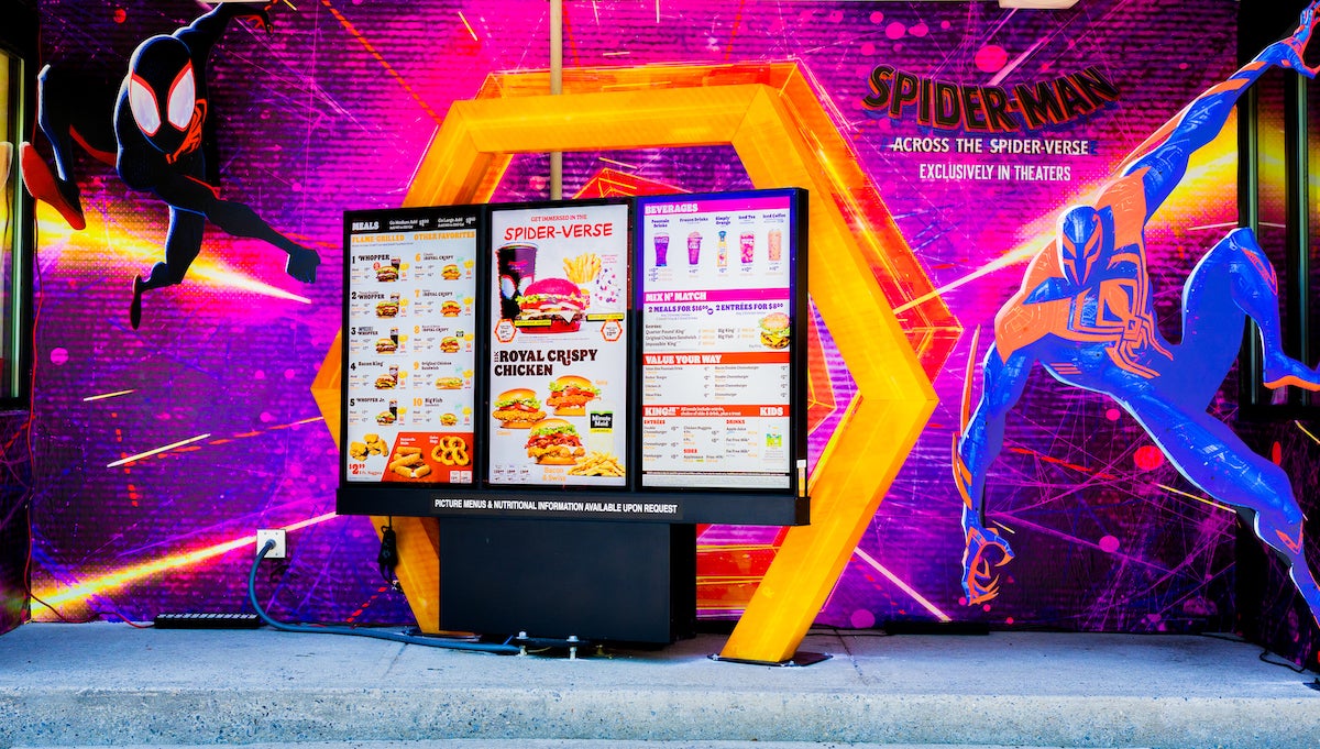 SpiderMan Burger King Marvel's Miles Morales has taken over select BKs across the world ahead