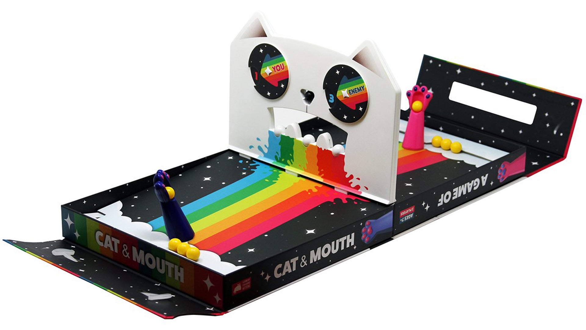Exploding Kittens studios next game is about shooting balls through a cats mouth