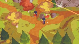 A screenshot of the A Short Hike 99 mod showing two players standing next to each other.
