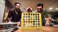 Vinny and Leo from A Way Out playing a game of Connect 4