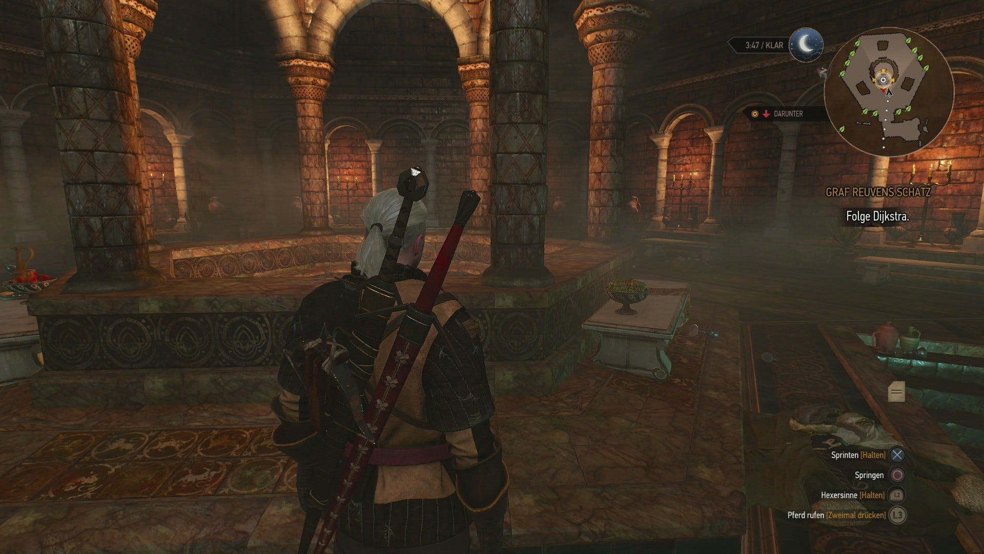 The Witcher 3 Graf Reuvens Schatz The Witcher 3: Graf Reuvens Schatz - Badehaus, Einbruch untersuchen