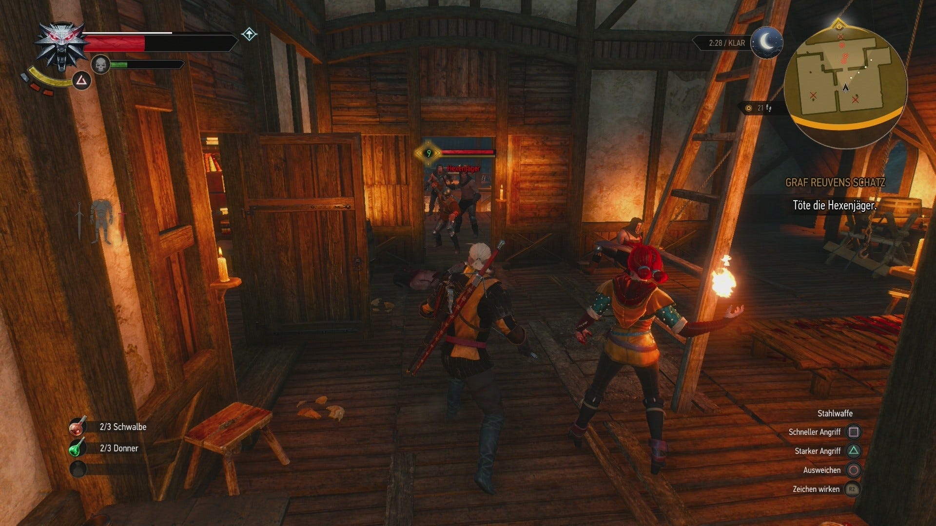 The Witcher 3 Graf Reuvens Schatz Triss Nicht Foltern